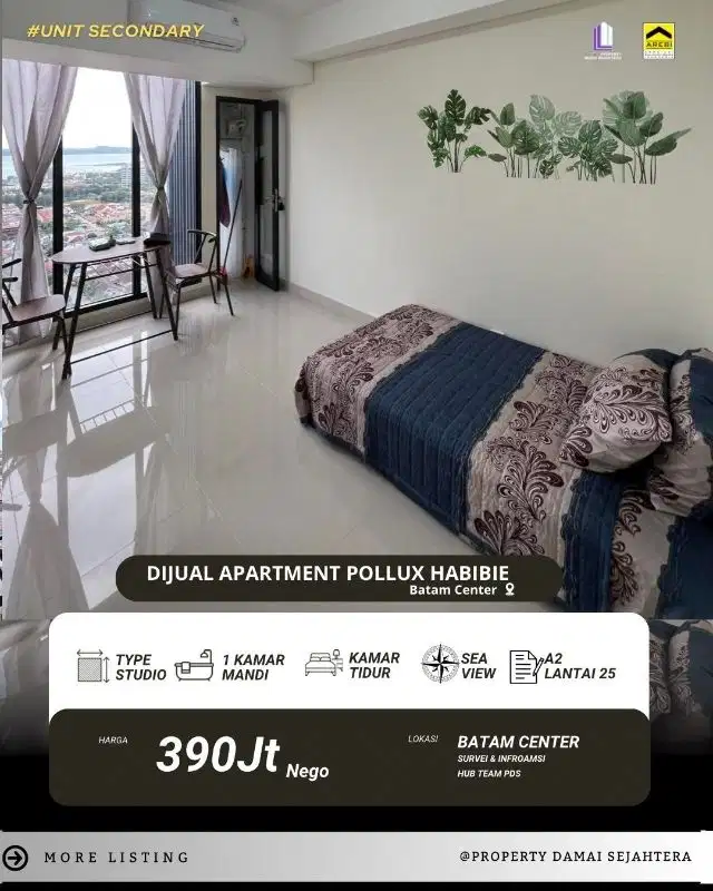 Dijual cepatApartment POLLUX HABIBIE - Batam Center 