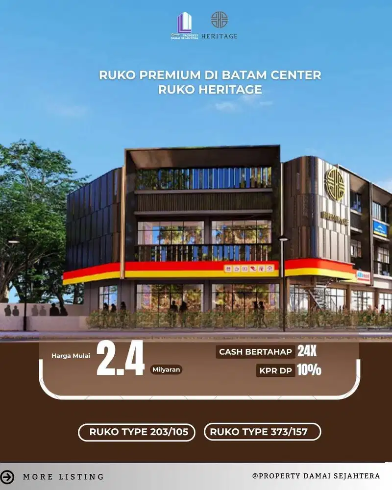 Ruko baru heritage batam center