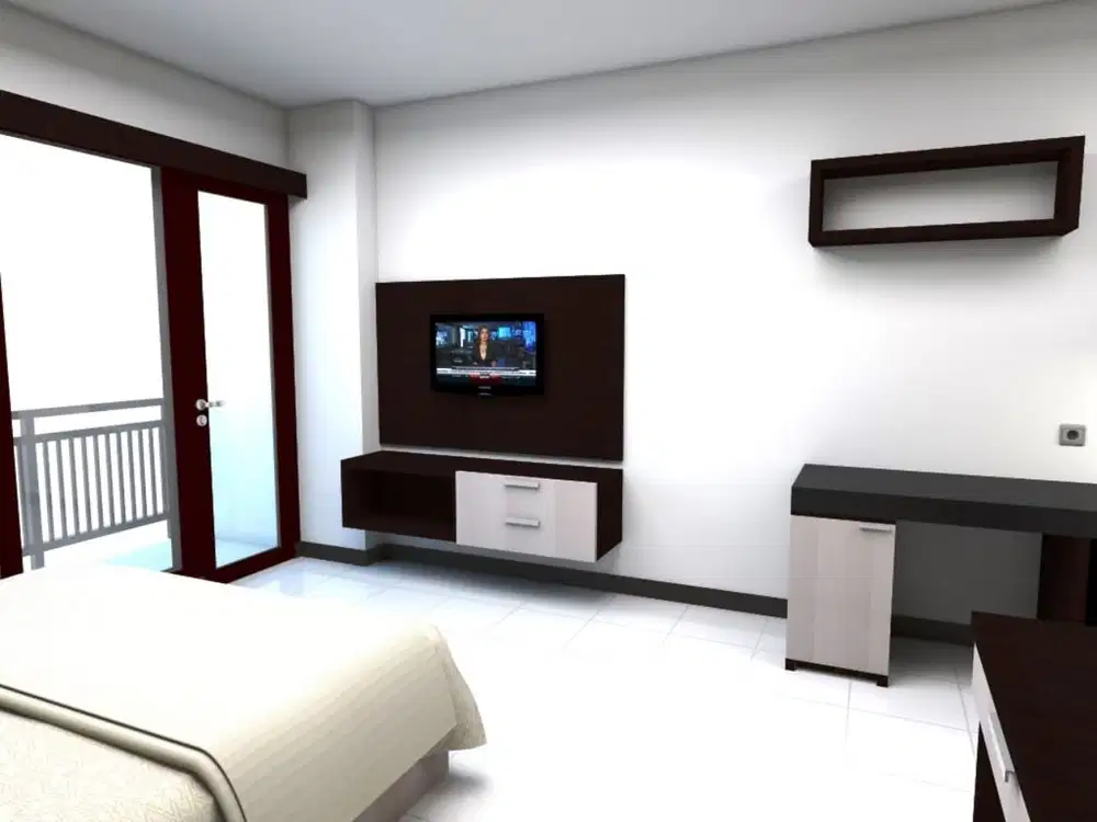 Disewakan apt Beverly Dago, Furnished, studio, Murah.