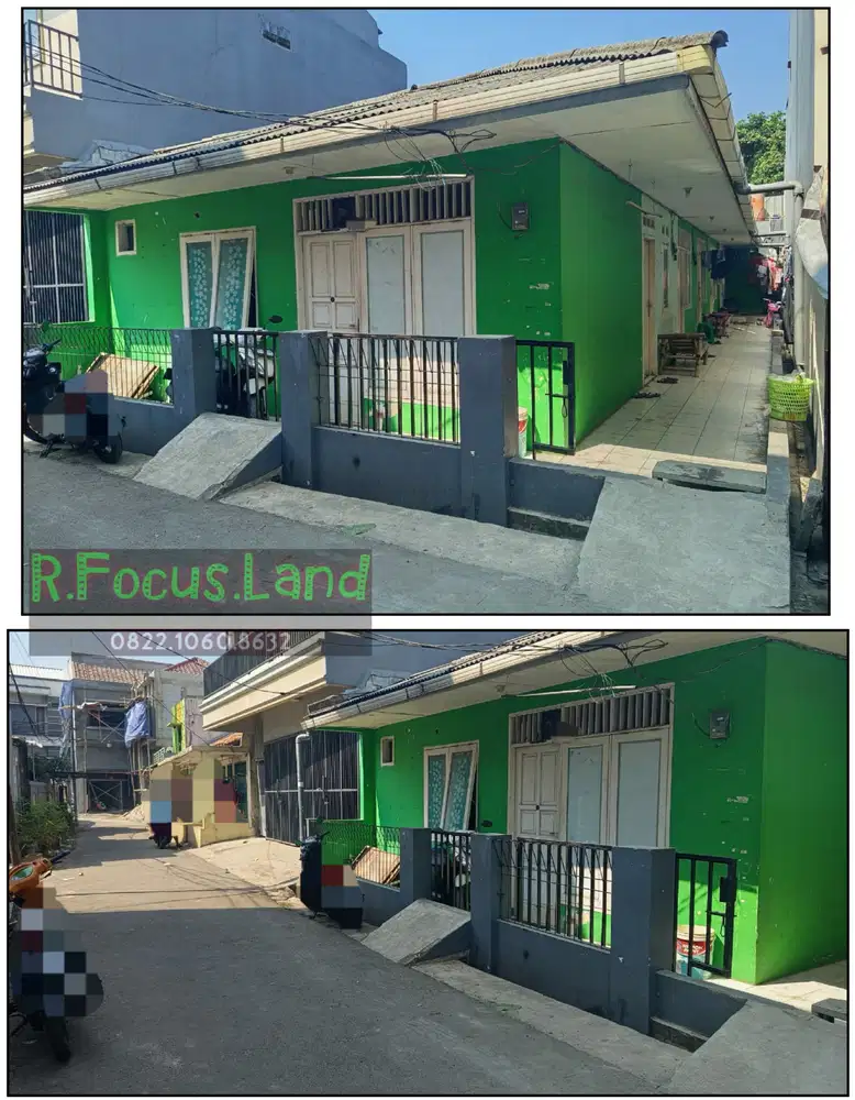 Kontrakan 6 Pintu Luas 200 Akses Mobil di PONDOK AREN