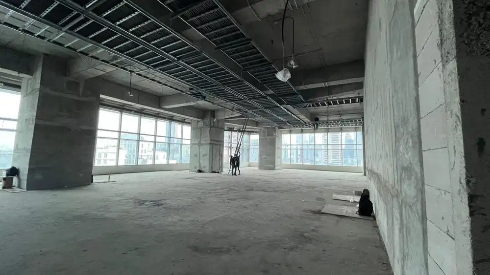 Sewa Ruang Kantor Kondisi Bare 733 m2 di Autograph Tower Thamrin Nine