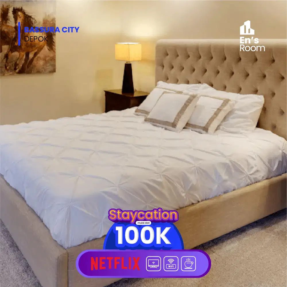 Staycation Penginapan Emerald Bintaro Aesthetic En'sRoom Rabu