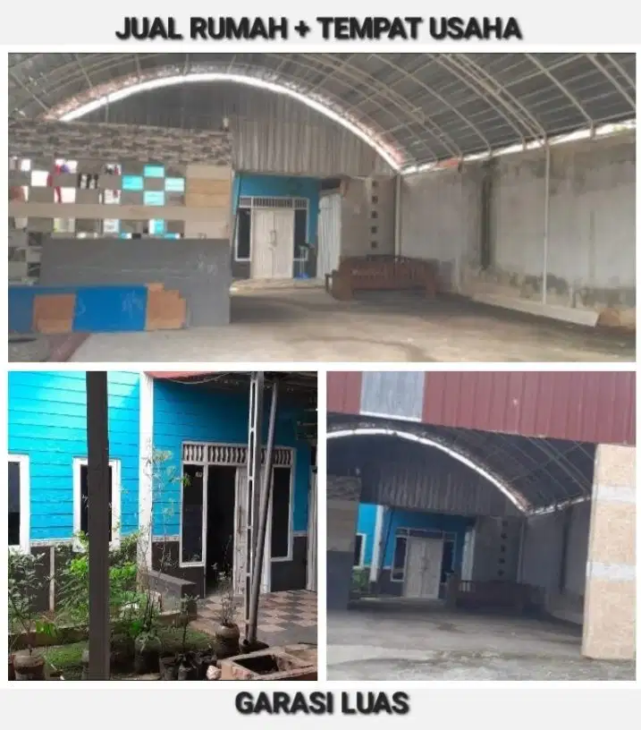 DIJUAL RUMAH + TEMPAT USAHA/ GARASI LUAS, MIJEN, SEMARANG