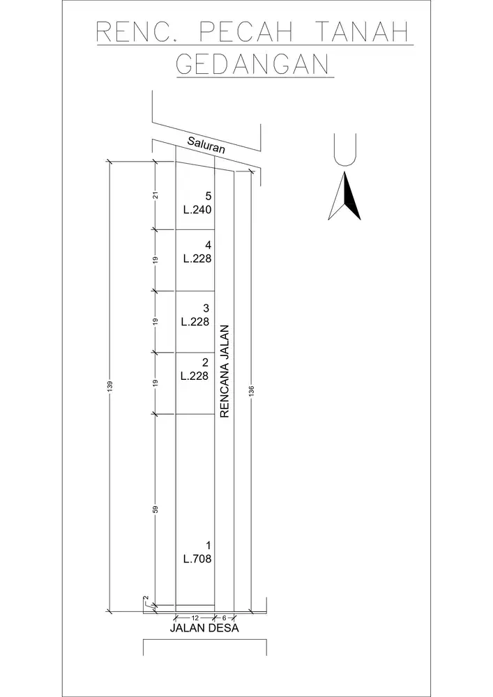 TANAH KAVLINGAN DI GEDANGAN SOLO BARU LUAS 115 METER HARGA MURAH