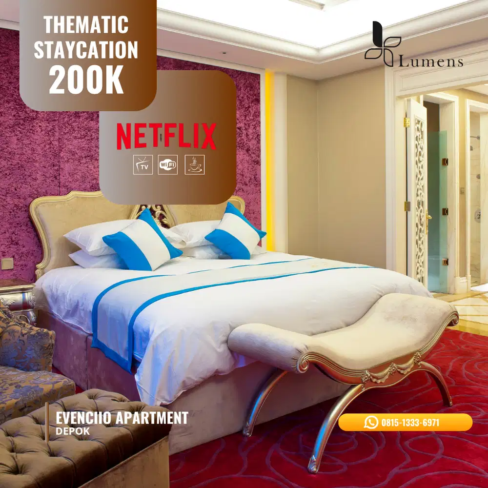 Menikmati Liburan Apartemen Thematic Evenciio di Tengah Kota Depok