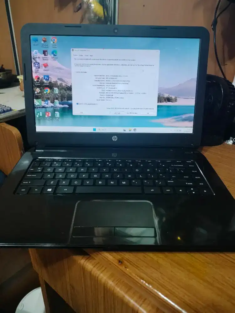 Laptop HP 14 notebook PC Ram 8 GB SSD 120 GB AMD A4-500 APU Radeon