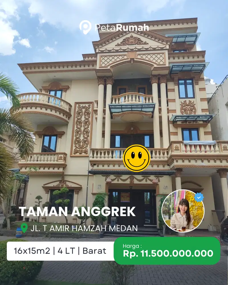 DIJUAL VILLA TAMAN ANGGREK DAERAH AMIR HAMZAH