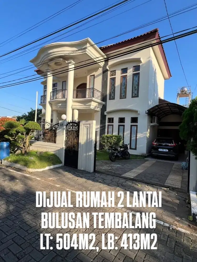 DIJUAL RUMAH MEWAH 2 LANTAI, BULUSAN, TEMBALANG, DEKAT UNDIP SEMARANG