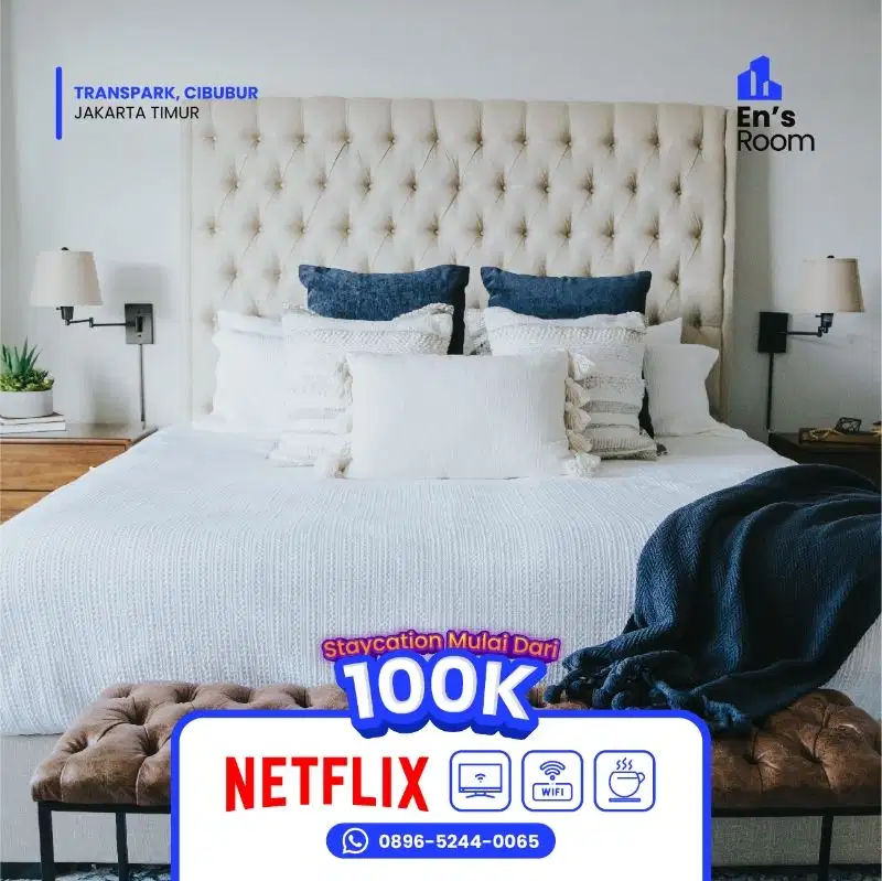 Staycation Apartment Transpark Free Netflix & WiFi Friday