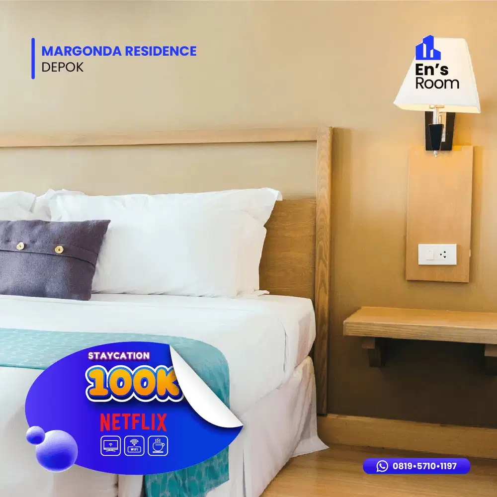 Staycation Murah Fasilitas Lengkap by Ensroom