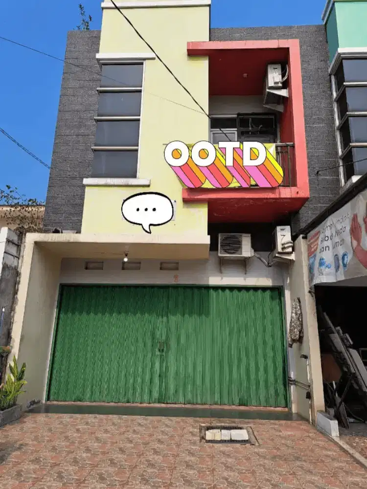 DIJUAL CEPAT RUKO BAGUS 2LT AKSES 2 MBL DAERAH RAMAI CONDET GEDONG SHN