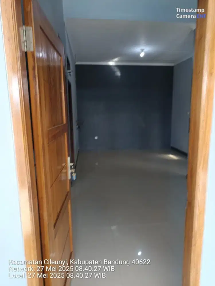 Rumah datar pinggir jalan desa murah