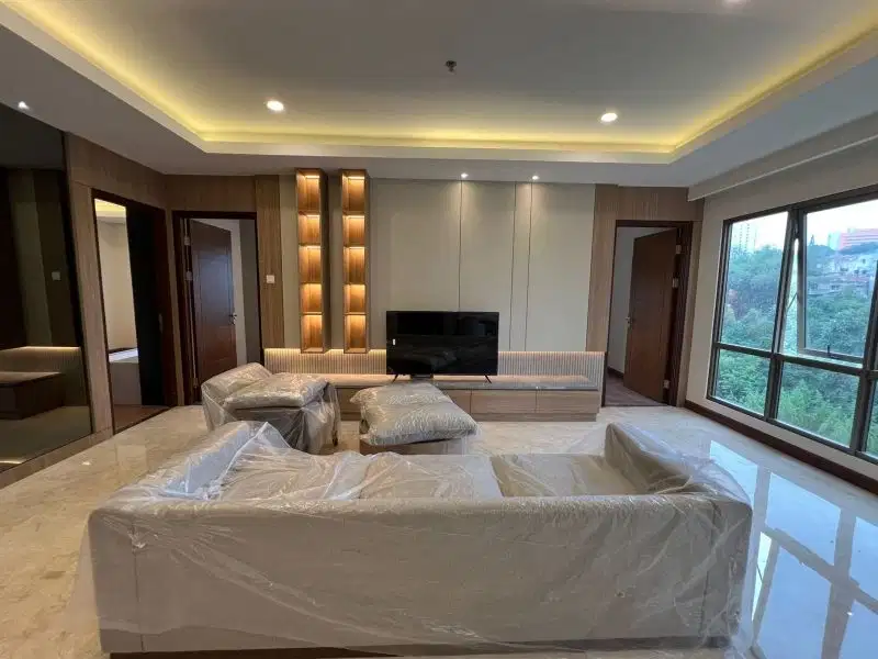 Apartment 3 Bedroom New Brand Furnished Hegarmanah Residence