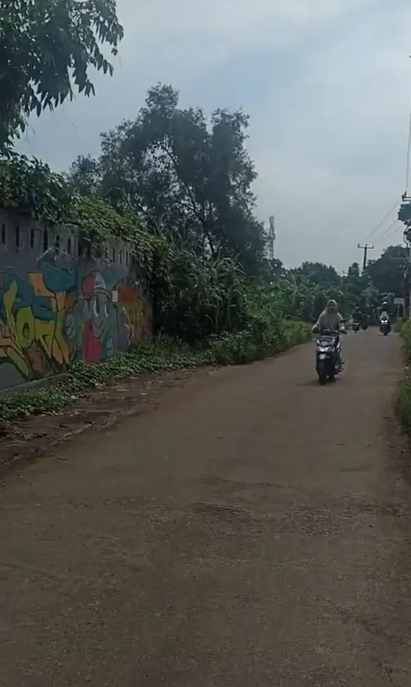 Di jual tanah kbt setu sudah di pagar keliling