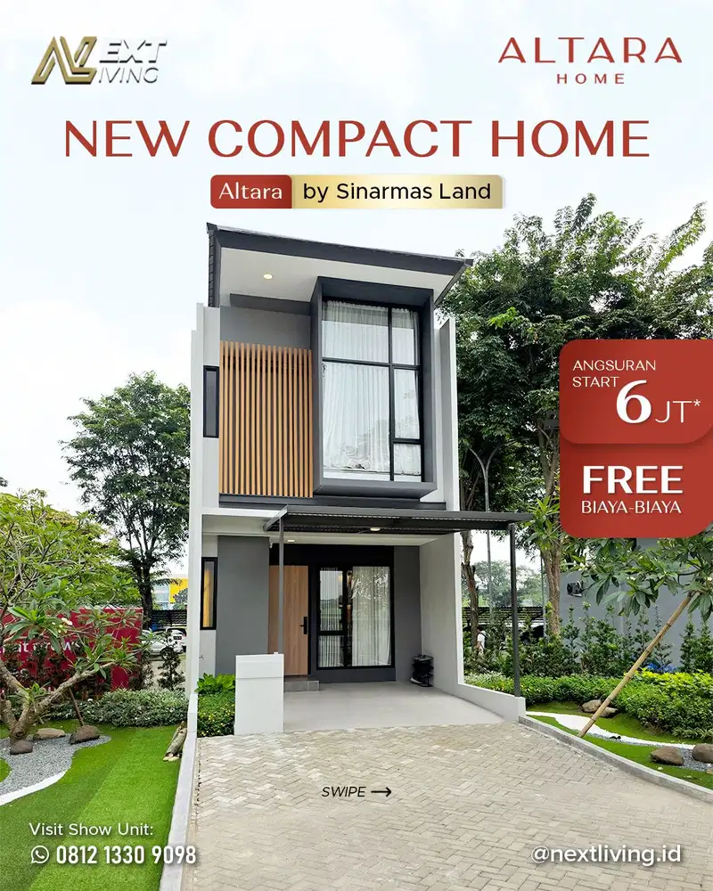 Rumah Impian Cluster Terbaru Altara cicilan 6 Jutaan