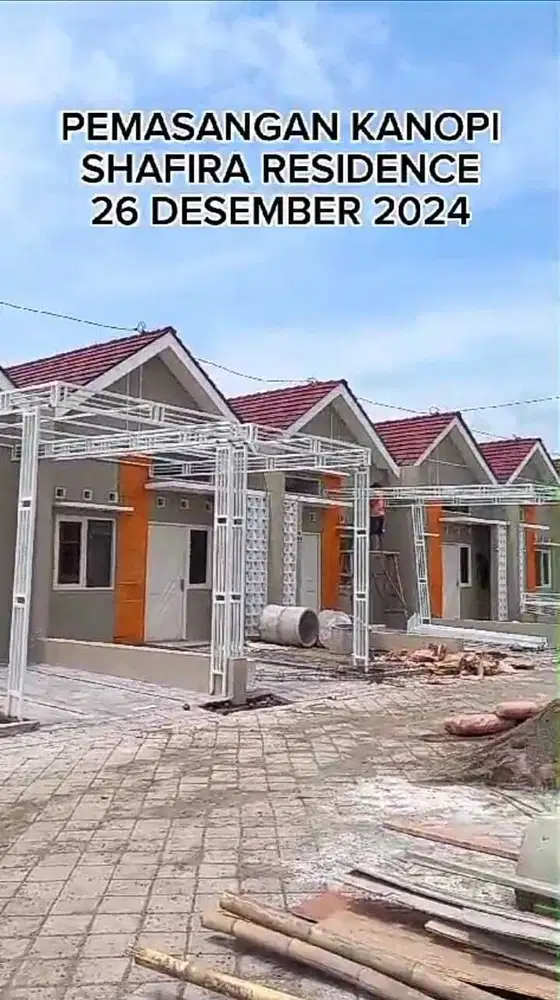 Miliki Rumah Luas, Free Canopi Di Shafira Residence, Gedeg, Mojokerto