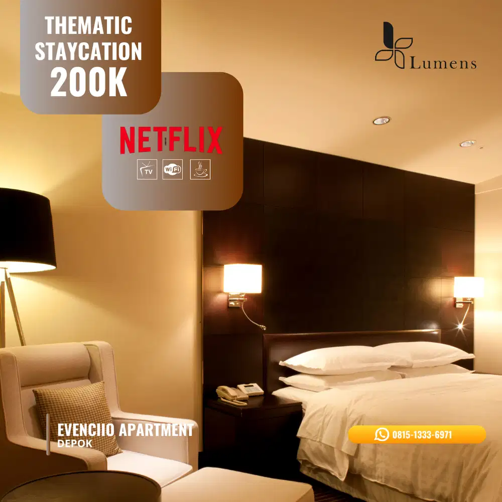 7 Hari di Surga Thematic Lumens, Staycation Seru di Evenciio Depok