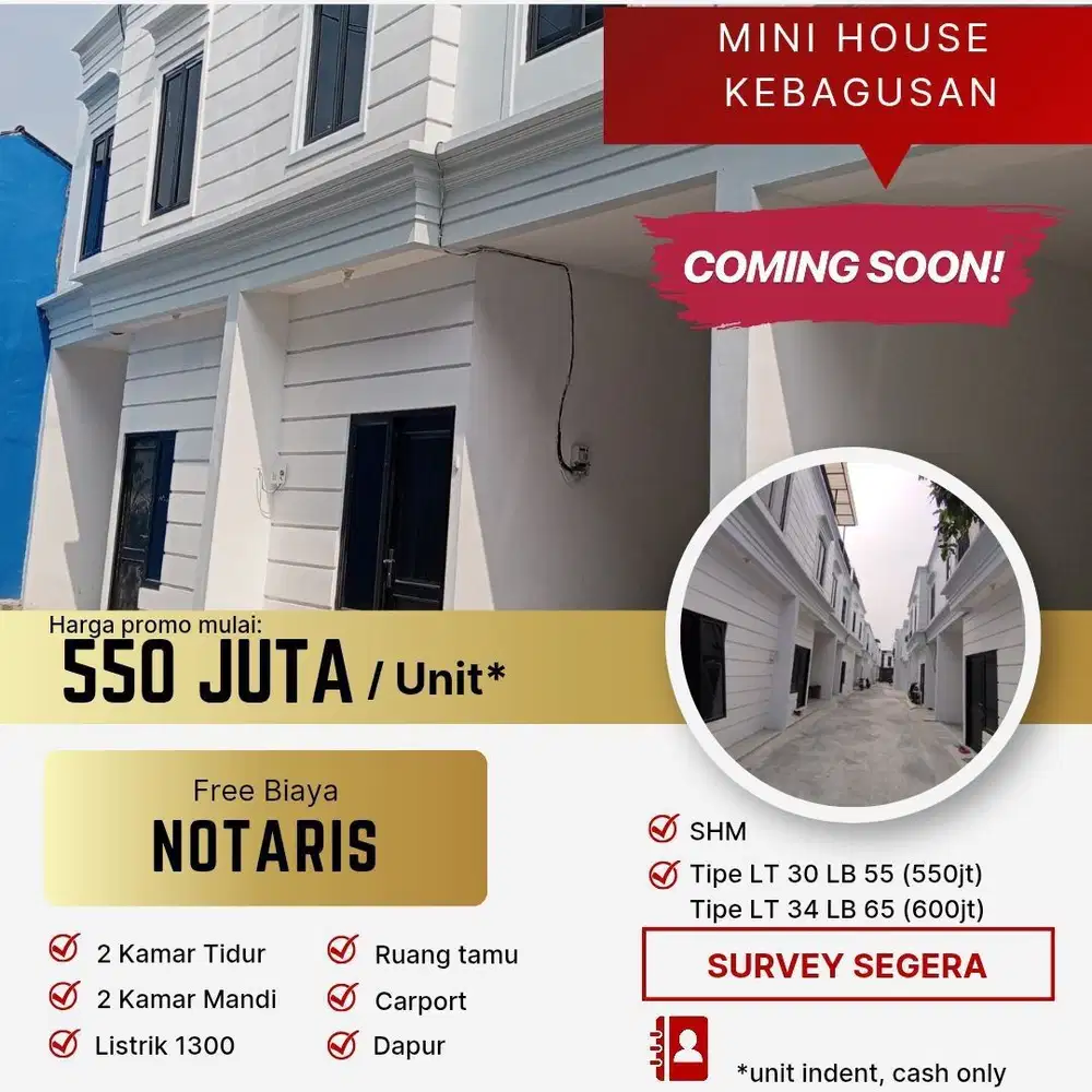 Dijual Rumah Minimalis 2 Lantai Kebagusan Jakarta Selatan Akses Mobil