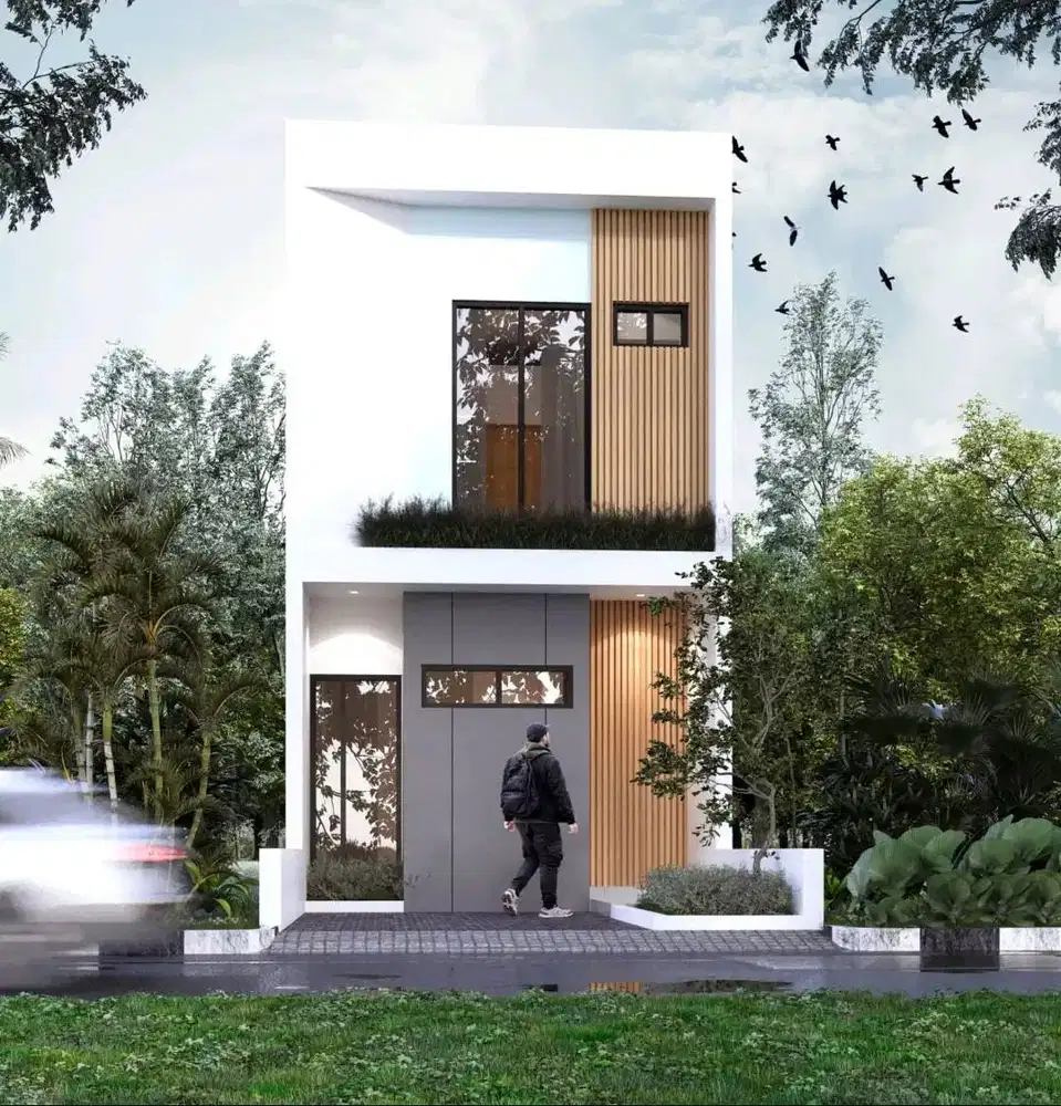 Rumah Cluster Fairway Kemang Residence 2 Lantai Type Modern Tropis
