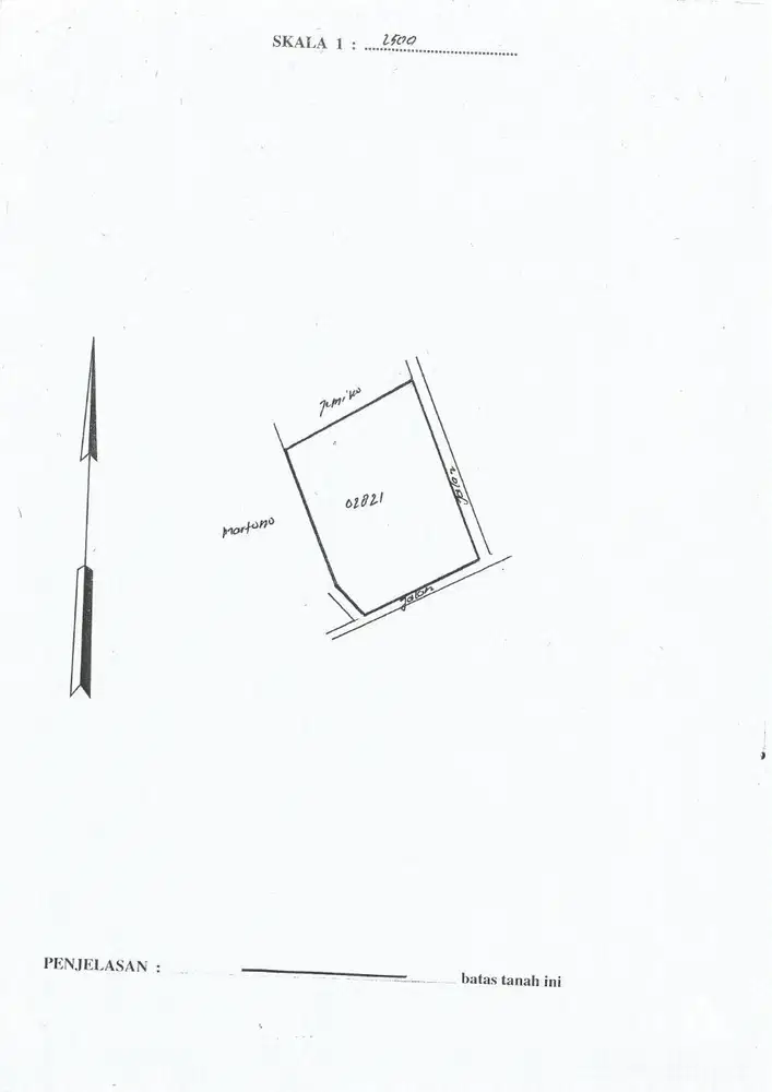 Tanah 7000 m2 Kota Baru Lampung di Jual Cepat Murah atau Kerjasama