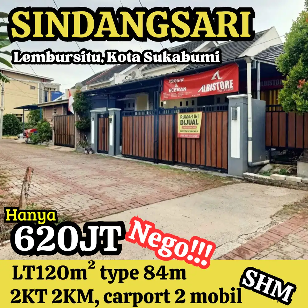 Jual BU rumah di kota sukabumi