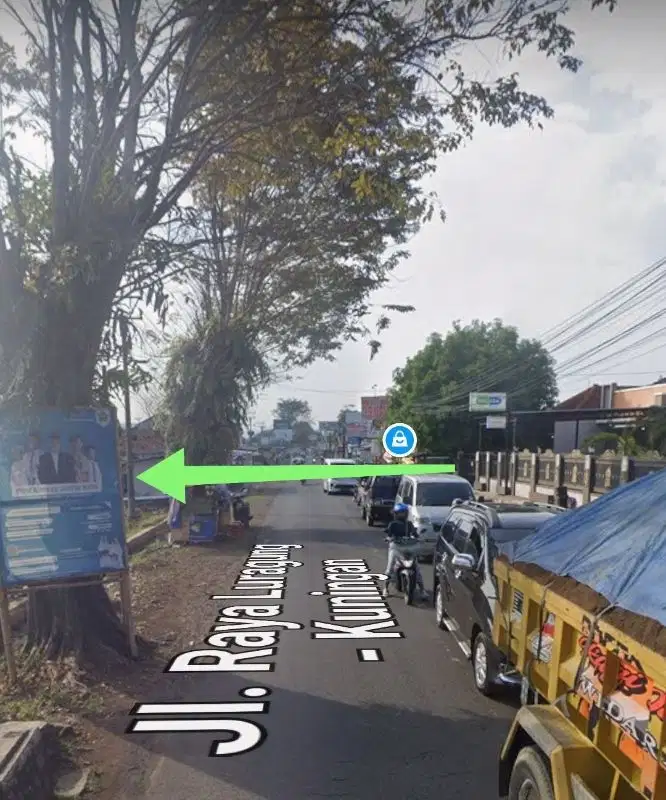 Tanah sawah strategis di tempat keramaian Luragung Kuningan