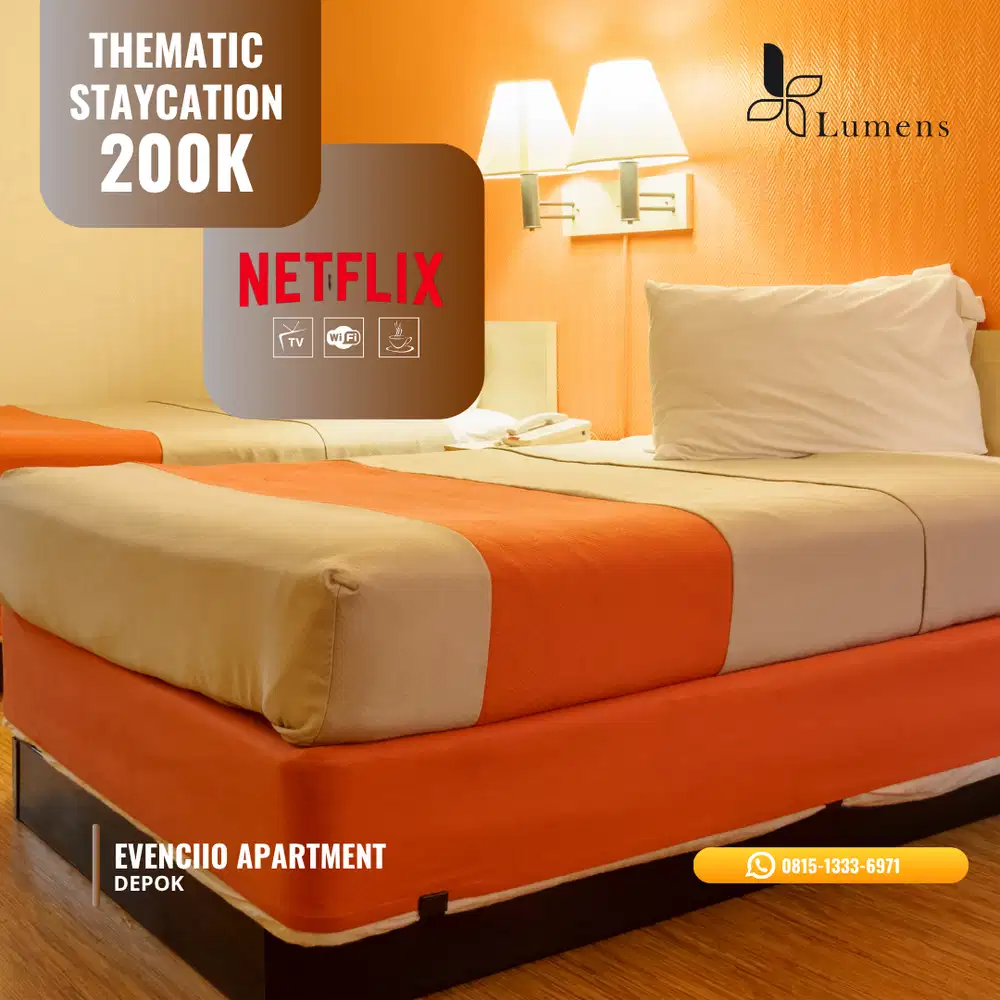 Staycation Apartemen Evenciio Thematic Depok