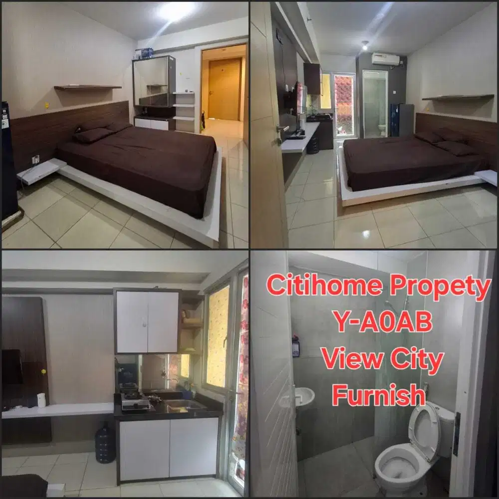 Disewakan Bulanan Studio furnisd Apartemen educity by Citihome