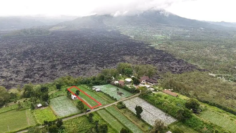 Tanah view Gunung Batur di Kintamani