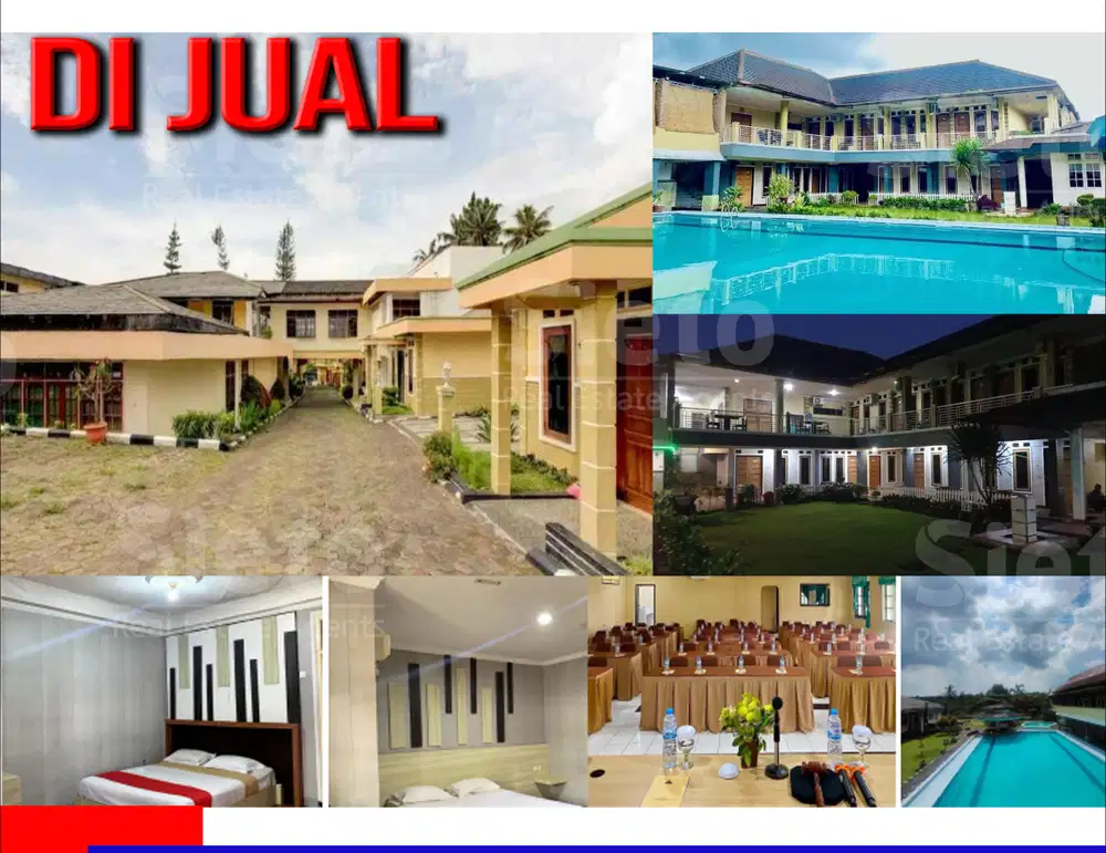 Dijual Hotel Mewah Aktif dengan Harga Termurah di Puncak Raya Bogor