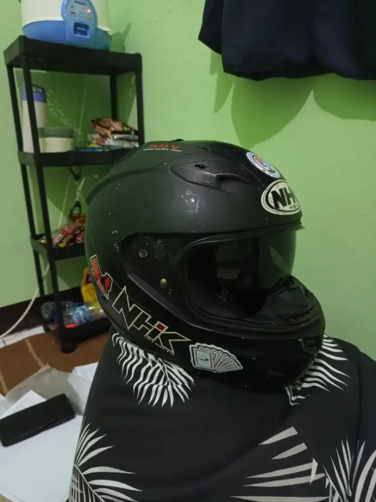 Helm Full Face NHK GP 100 Variant Black