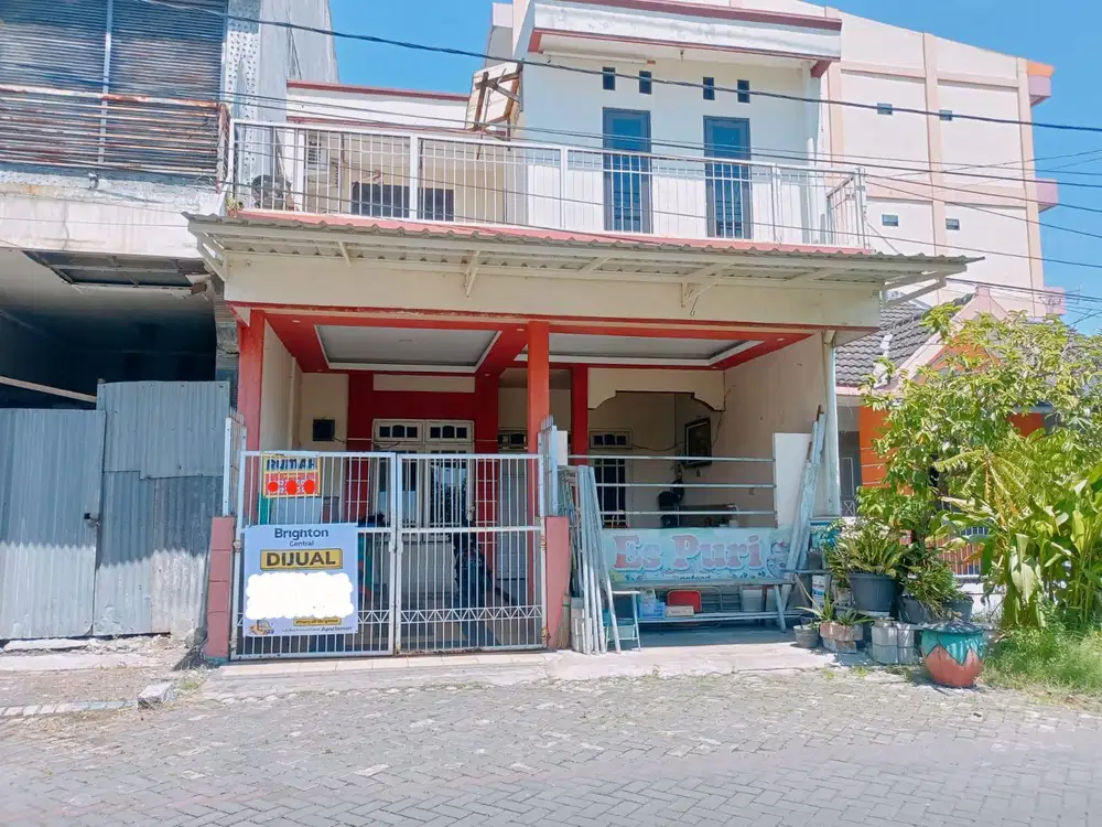 Rumah 2 Lantai Siap Huni, Perum Puri Indah, Sidoarjo Kota