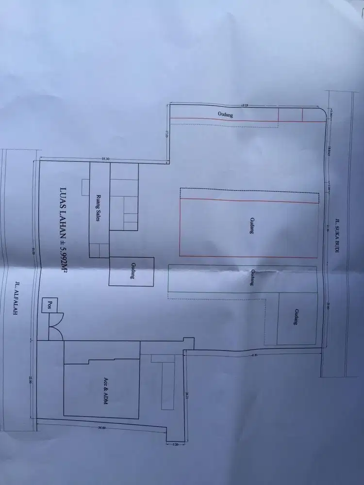 Tanah Dan Bangunan Daerah Jl. SM Raja
