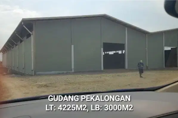 DISEWAKAN GUDANG BARU, ZONA INDUSTRI PEKALONGAN