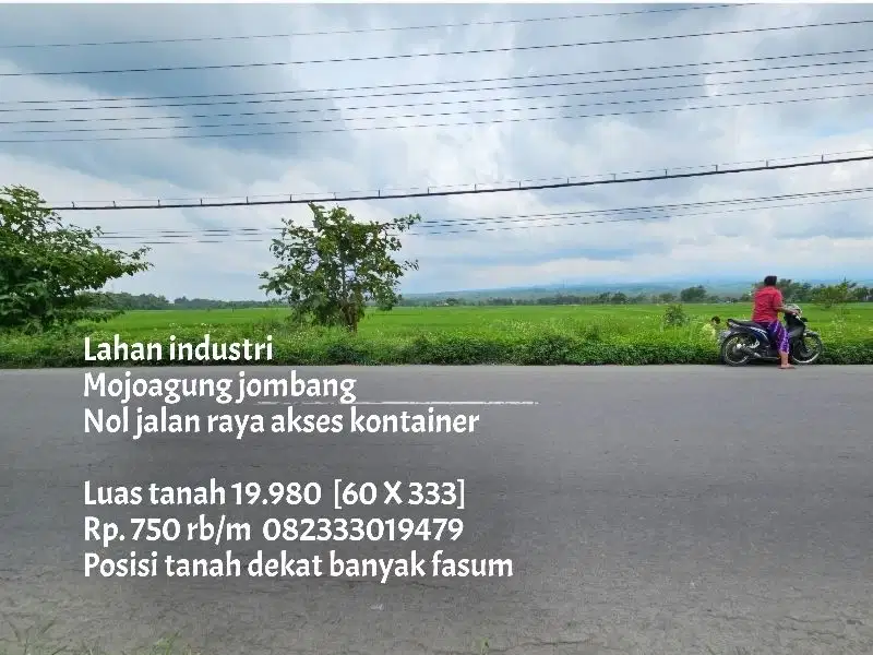 Lahan industri mojoagung jombang
