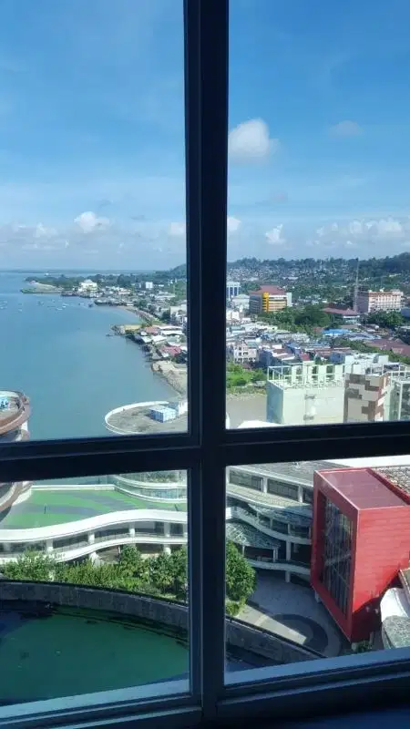 Di sewakan per tahun Apartemen Borneo bay view pantai
