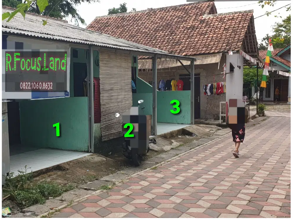 Kontrakan 3 Pintu Akses Mobil Luas 128 serpong JELUPANG