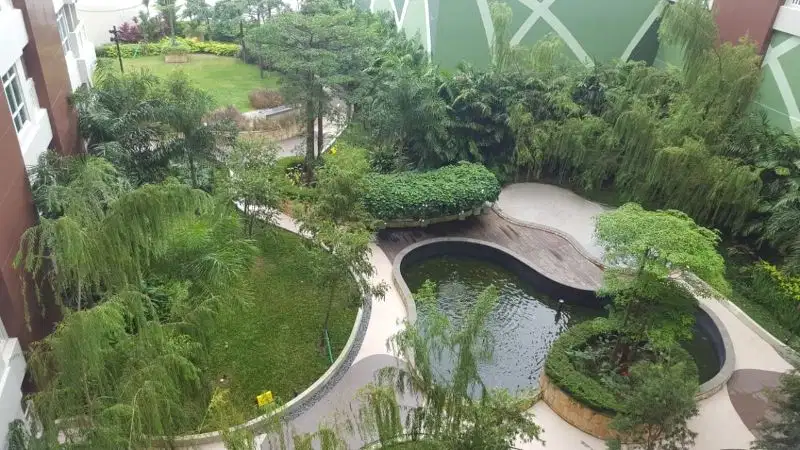 Di sewakan per 3 bulan tipe 1 kmr view pantai Apartment Borneo bay