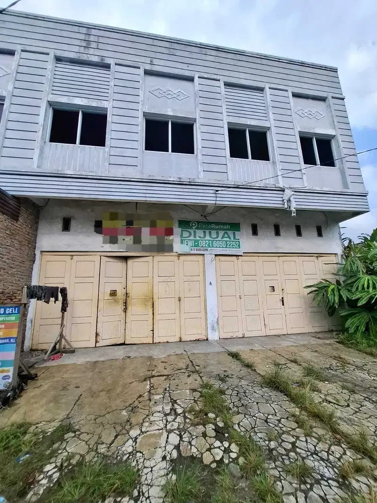 dijual ruko lokasi ramai jalan pancasila daerah denai bromo