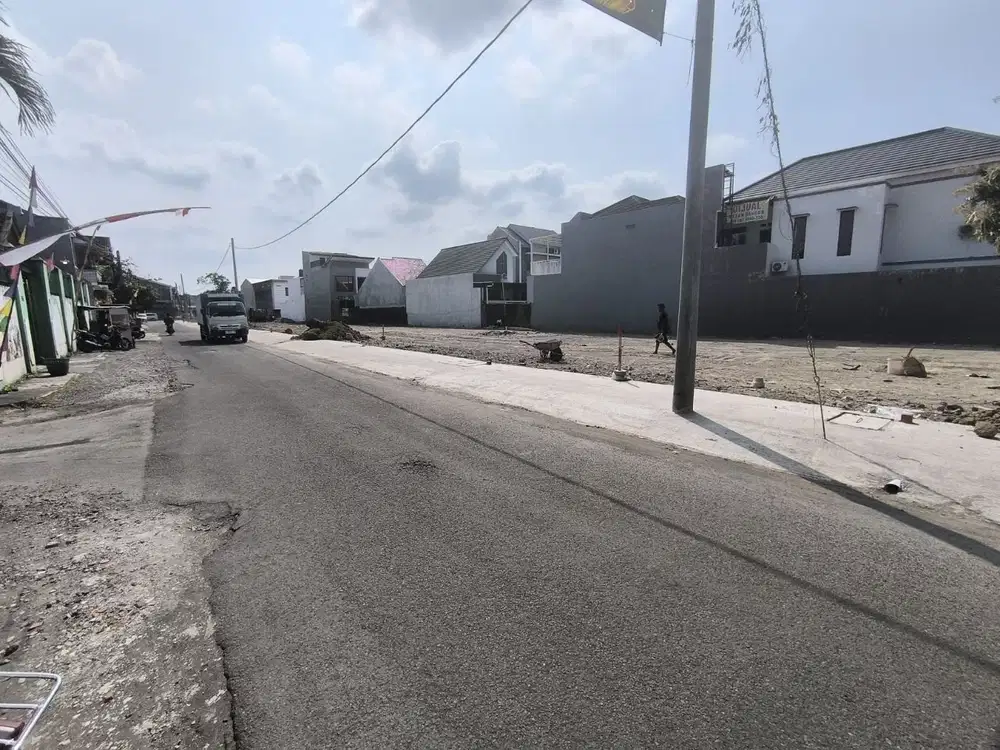 Tanah Kavling Strategis Pinggir Jalan Raya Luas 100-255m² Strategis