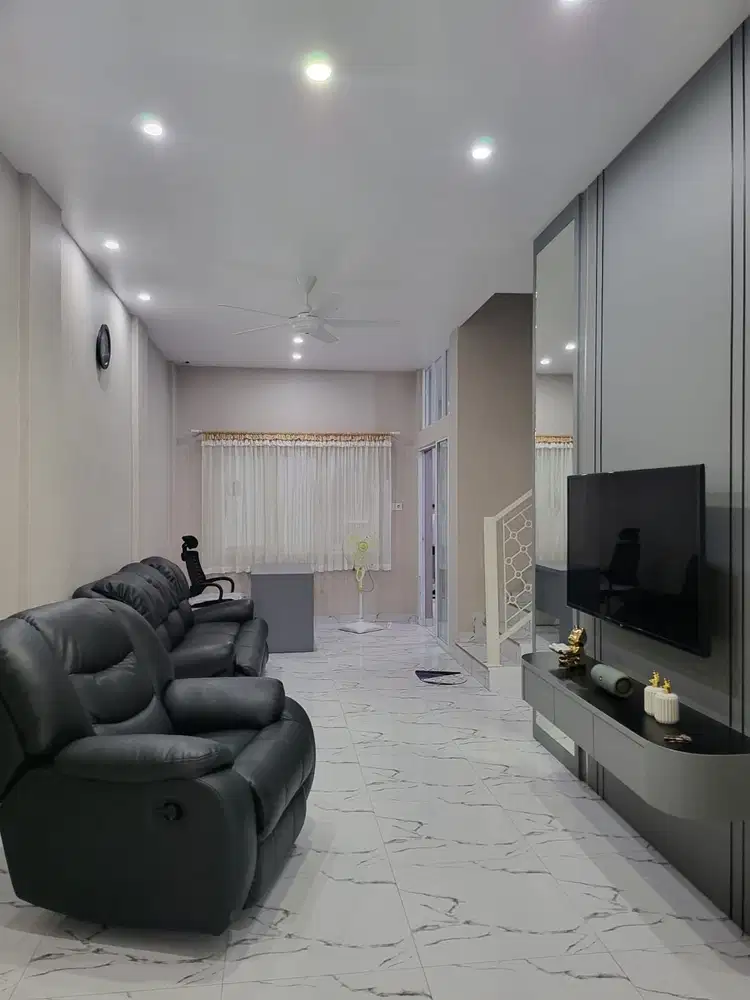 dijual villa lebar belibis mediterania ringroad