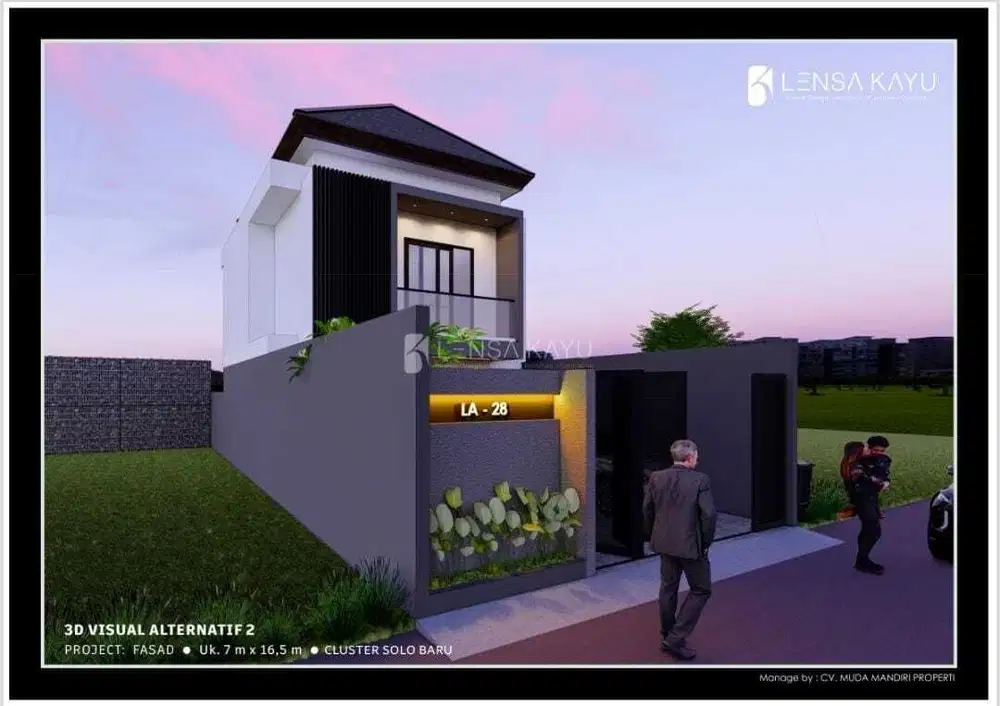 rumah mewah di soba ( solo baru ) free desain bisa kpr