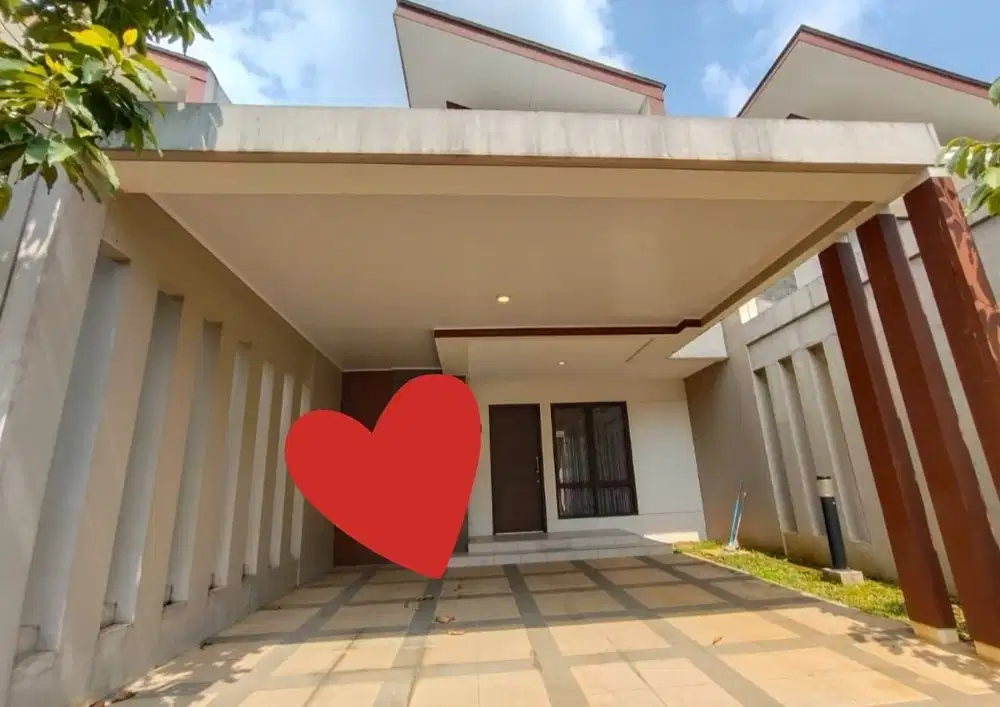 Disewakan Rumah di Hoek Fnished di Podomoro Golf View Cimanggis. Depok