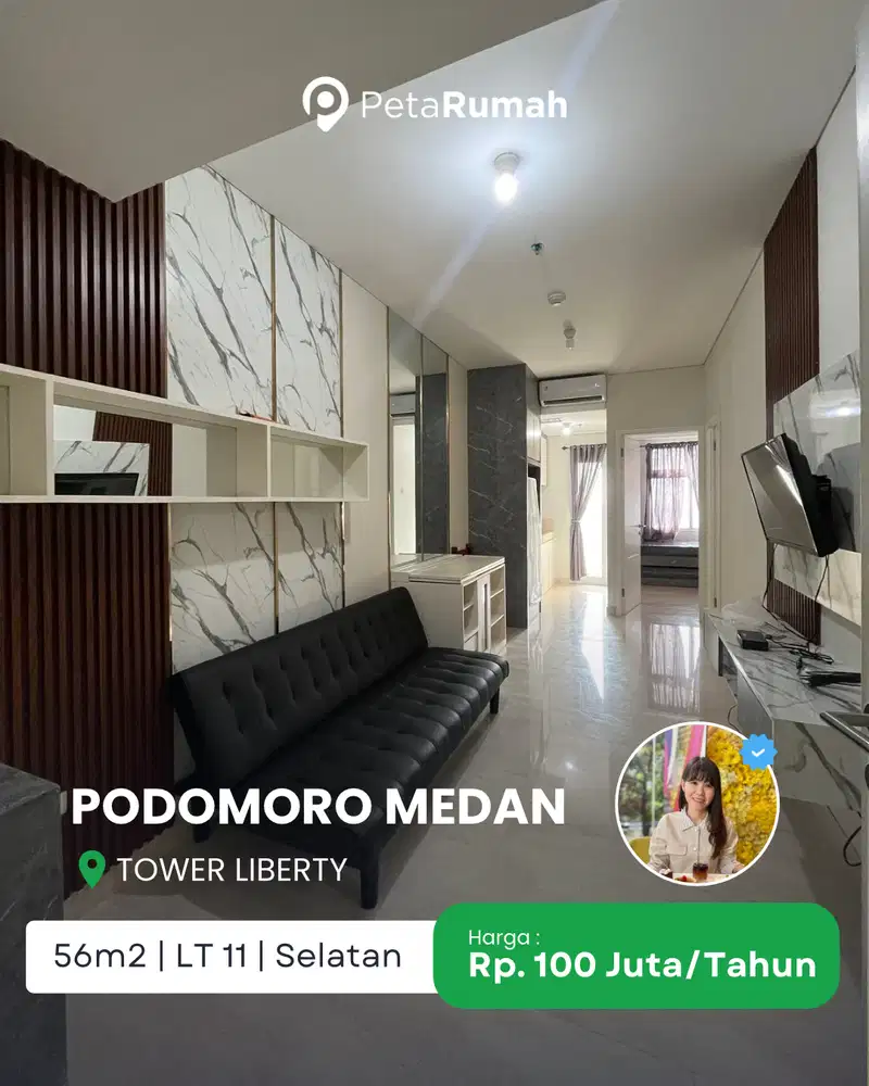 DISEWA APARTEMEN PODOMORO TOWER LIBERTY