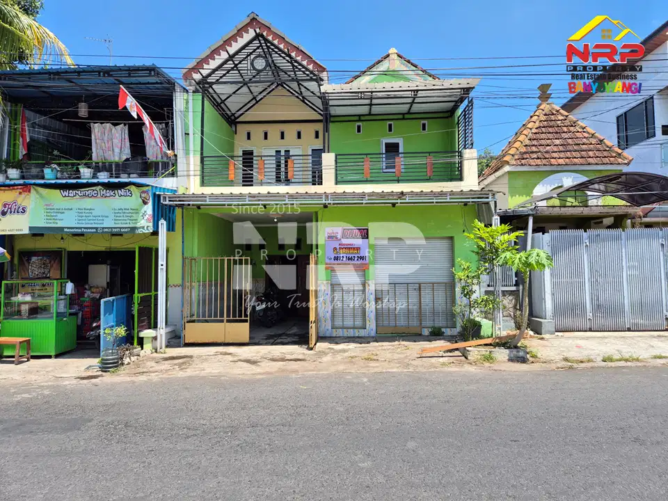 Dijual Rumah 2 Lantai Siap Huni di Tepi di Jl. Agus Salim - Banyuwangi