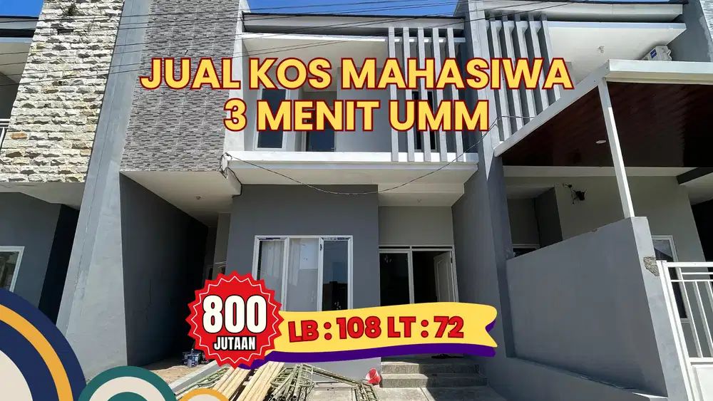 Jual Murah Kos Mahasiswa hanya 3 Menit ke Kampus UMM 3