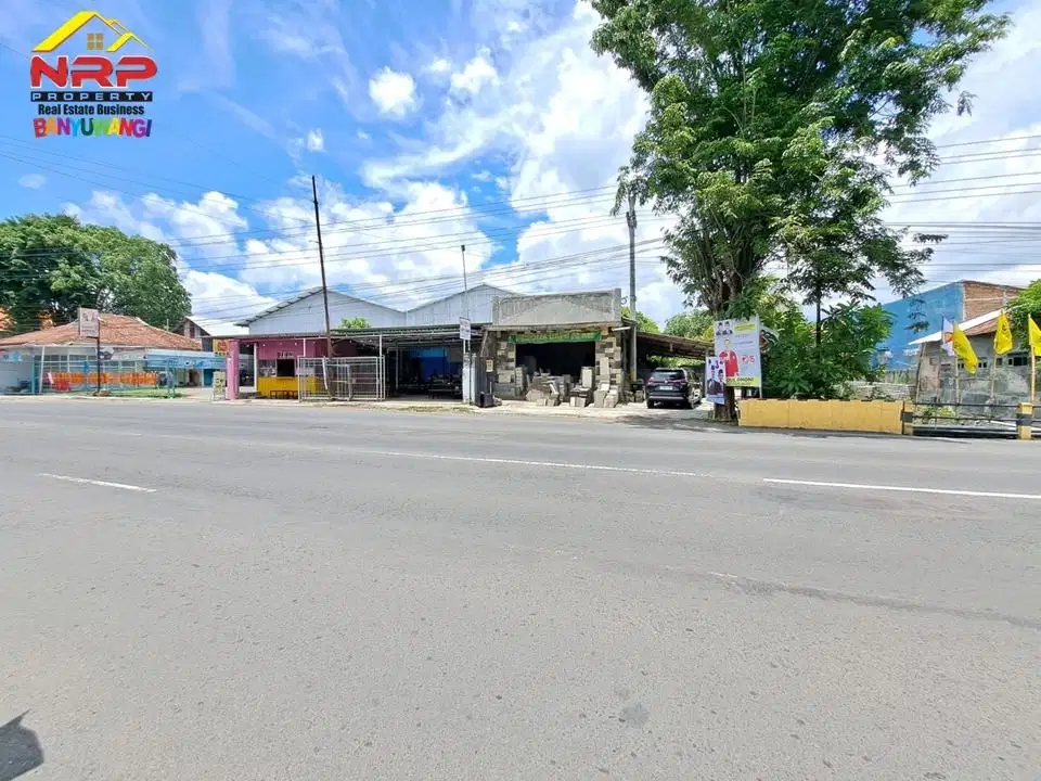 Dijual Tanah Bonus Bangunan Strategis Dekat Hotel ASTON Banyuwangi