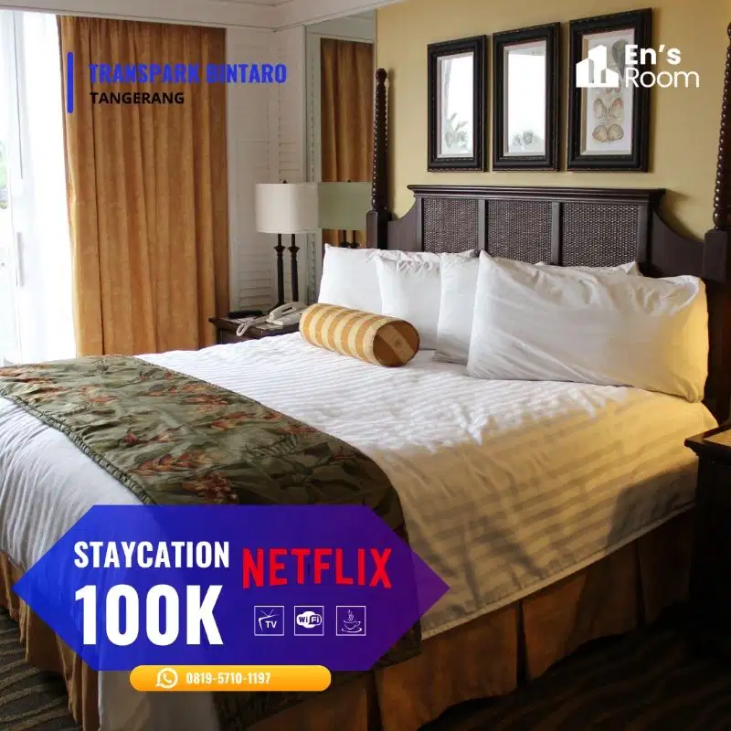 staycation anti ribet harga terjangkau by Ensroom