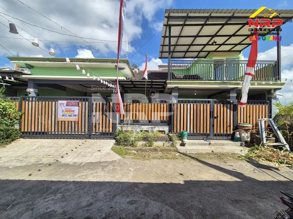 Dijual Rumah 2 Lantai Pojok Siap Huni di Perum Adimas Sobo -Banyuwangi