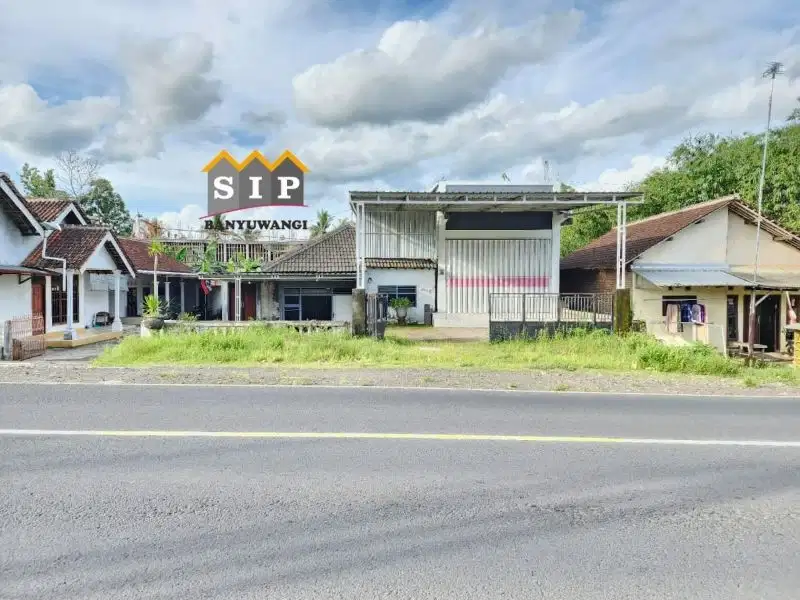 Dijual Toko dan Rumah pinggir jalan Provinsi Stail Genteng Banyuwangi